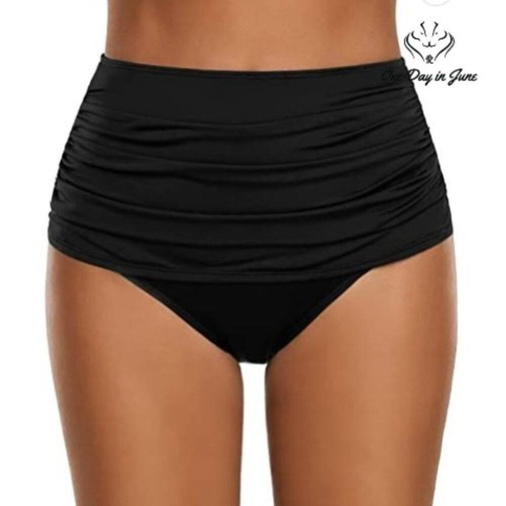 Grapent High Waist Ruched Bikini Bottom Size 2XL
